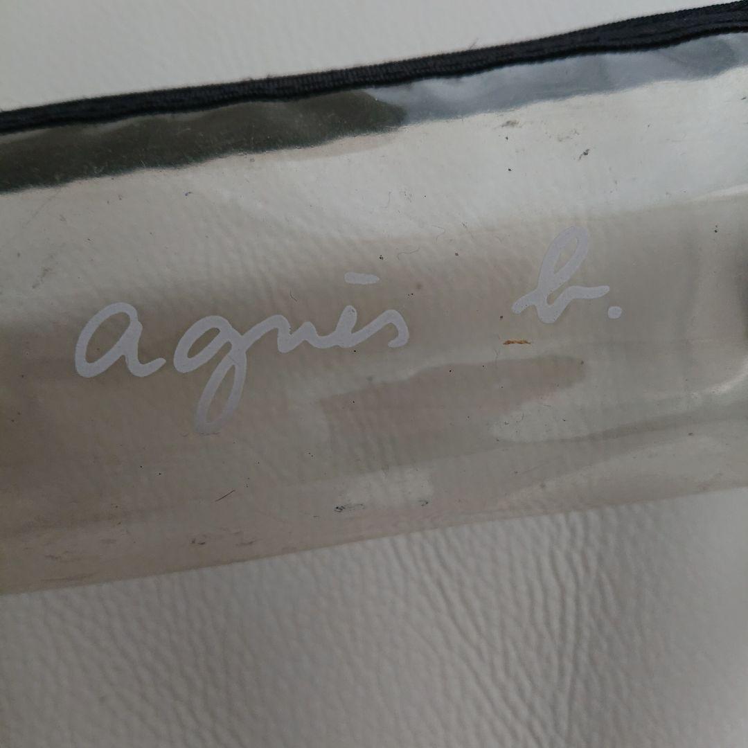 Agnes B. Clear Pencil Case Retro Showa Era Used, 7.9 inches | Suadpens