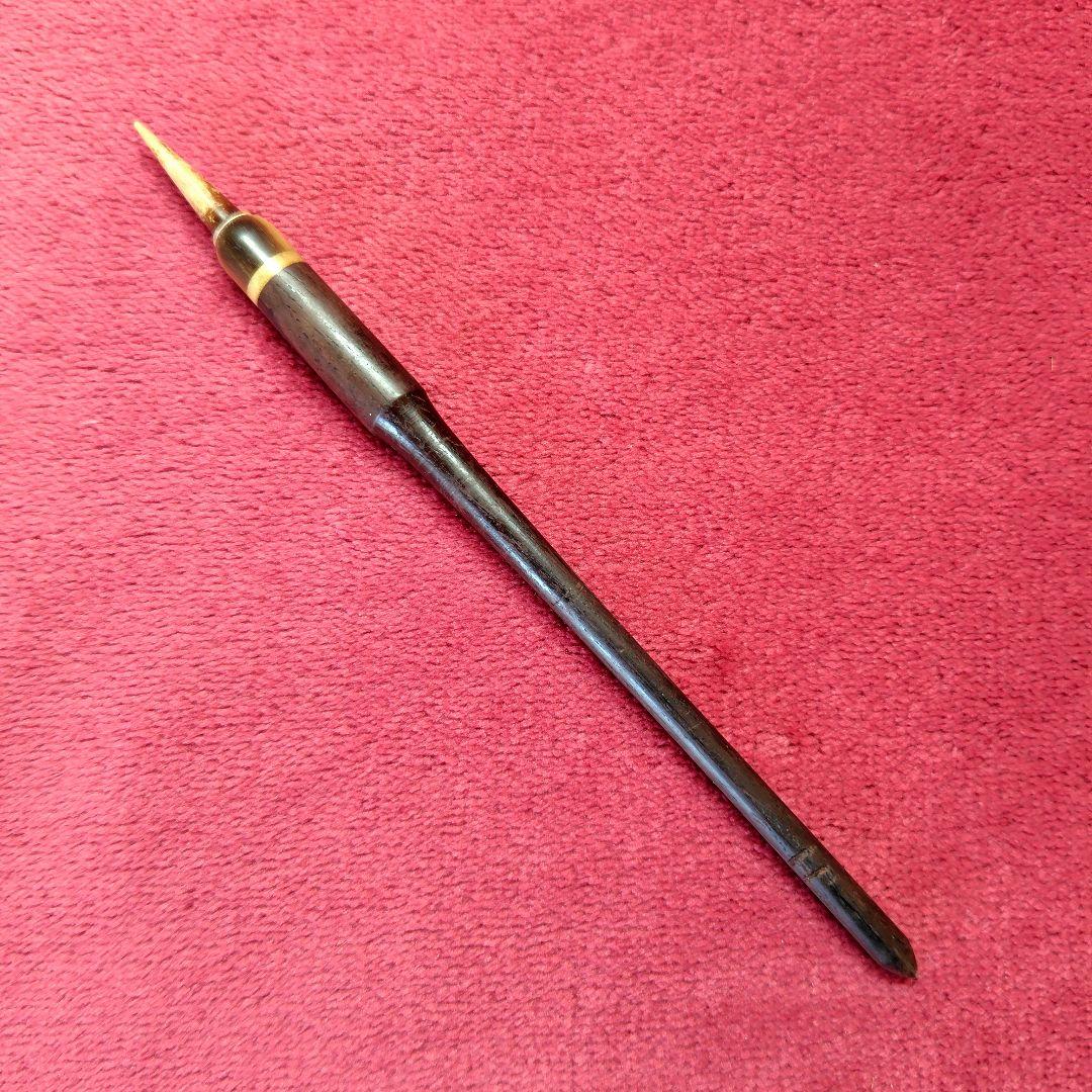 Vintage 2 Dip Pens Animal Bone Nib & White Handle Collectible Used | Suadpens
