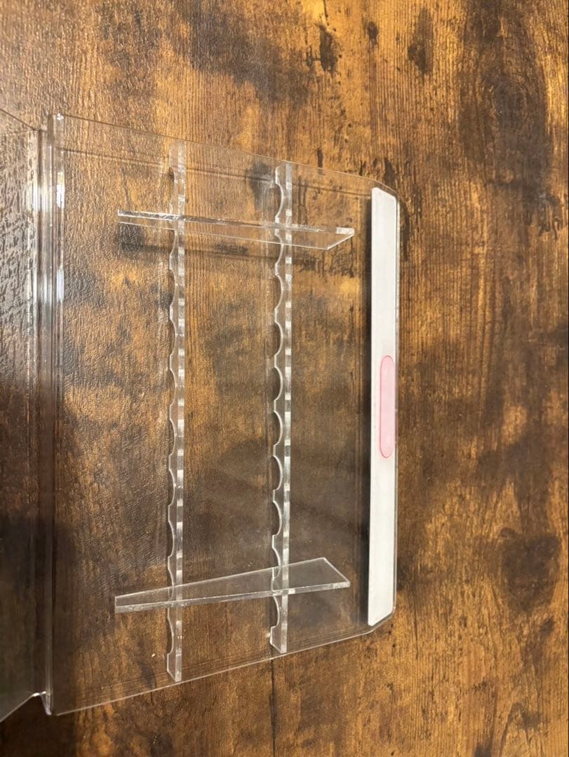 Platinum Acrylic Pen Stand 8.3" x 3.9" x 1.6" Retro Clear Office Desk Organizer | Suadpens