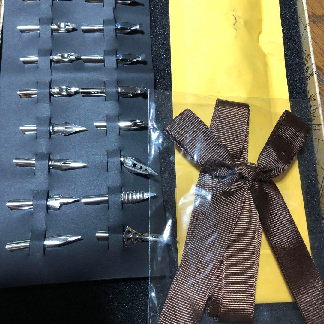 Harry Potter Style Glass Fountain Pen Set Ink Not Included Wedding Used | Suadpens