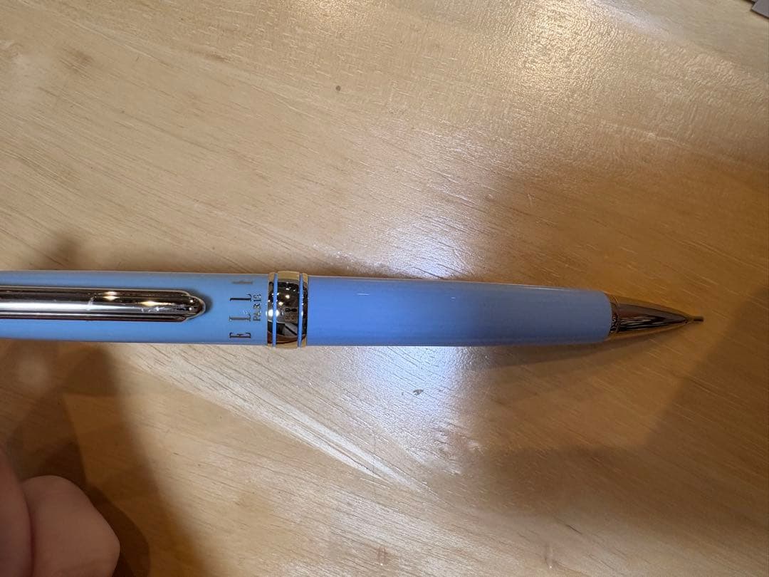 ELLE Paris Blue Ballpoint Pen Mechanical Pencil Set Used, No Case | Suadpens