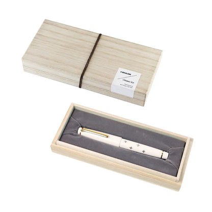 Classic Ko Floret Dot SV Maki-e Fountain Pen – Exclusive 21K Resilient Gold Nib