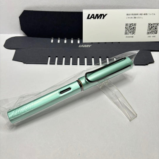 LAMY AL-star Fountain Pen Mint Limited F Nib Light Green Stylish Used | Suadpens