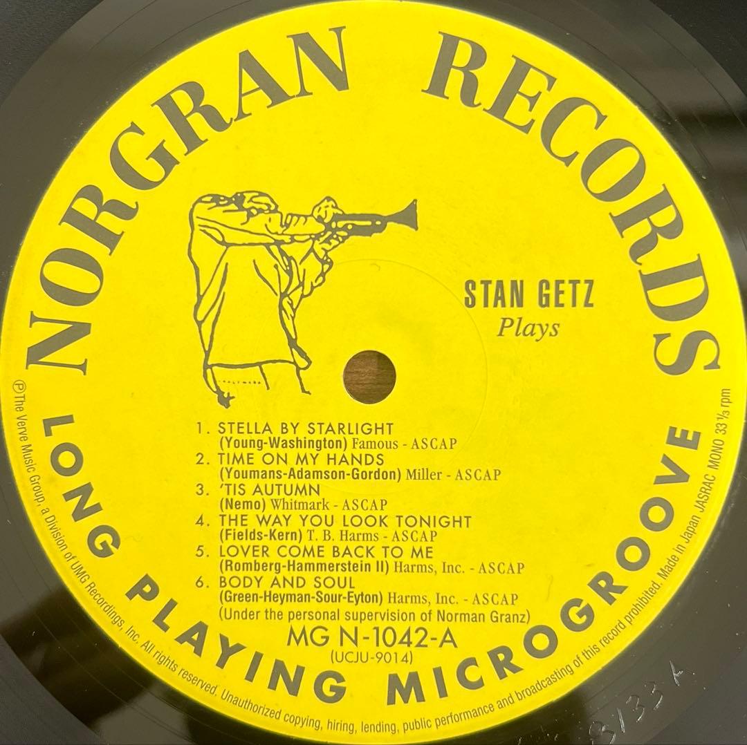 [LP/with obi] Stan Getz / Stan Getz Plays | Japansoundstore