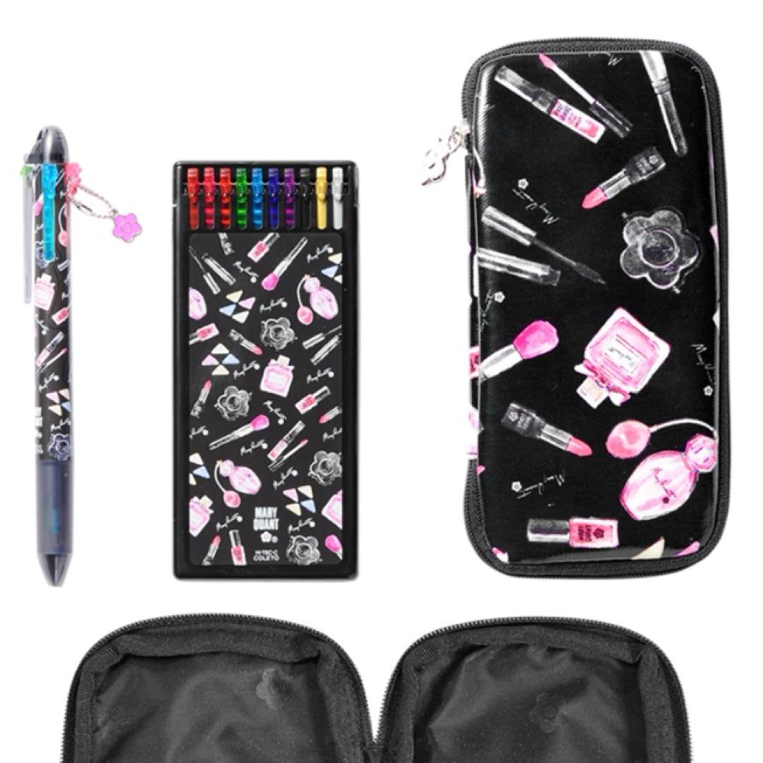 Marie Quant x C Coleto Limited Edition Pouch & Gel Pen Set, Unused | Suadpens