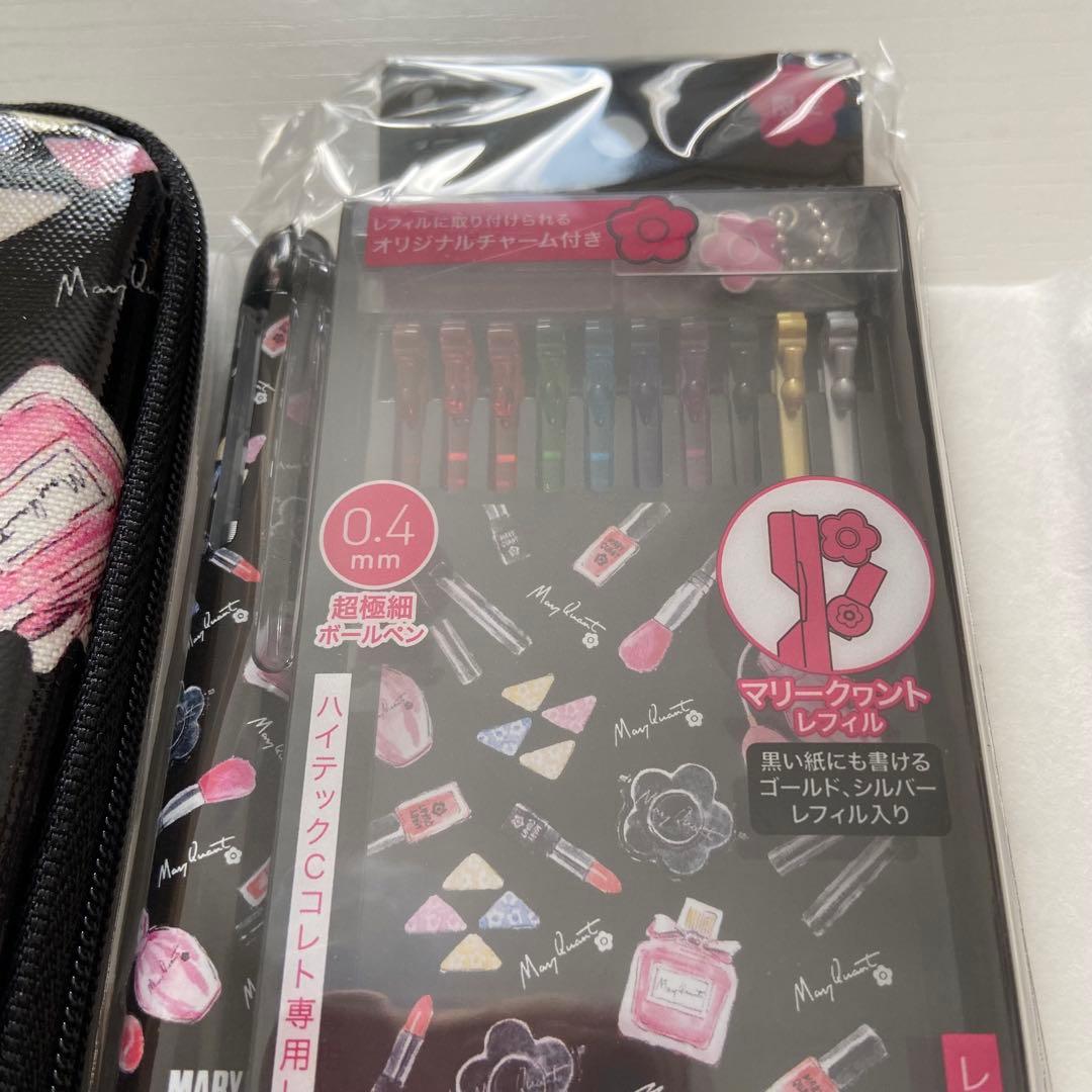 Marie Quant x C Coleto Limited Edition Pouch & Gel Pen Set, Unused | Suadpens