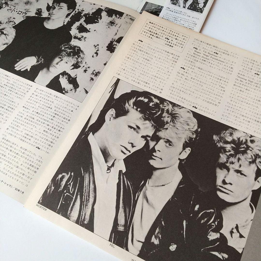 a-ha Hunting High & Low & R.P.M. 80s Norweigan Synth Pop Vinyl Record Used | Japansoundstore