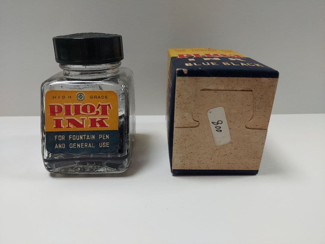 Pilot Retro Ink Bottle Old Model Out of Print Showa Era Used 80ml | Suadpens
