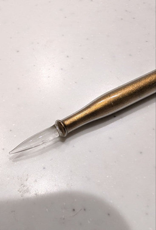 Showa Retro Glass Pen, Mechanical Pencil, Fountain Pen, No Ink, Used | Suadpens