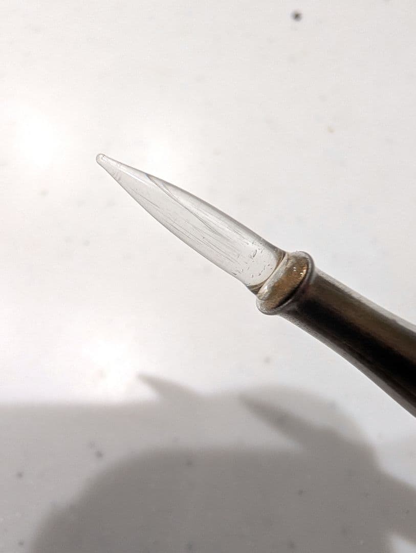 Showa Retro Glass Pen, Mechanical Pencil, Fountain Pen, No Ink, Used | Suadpens