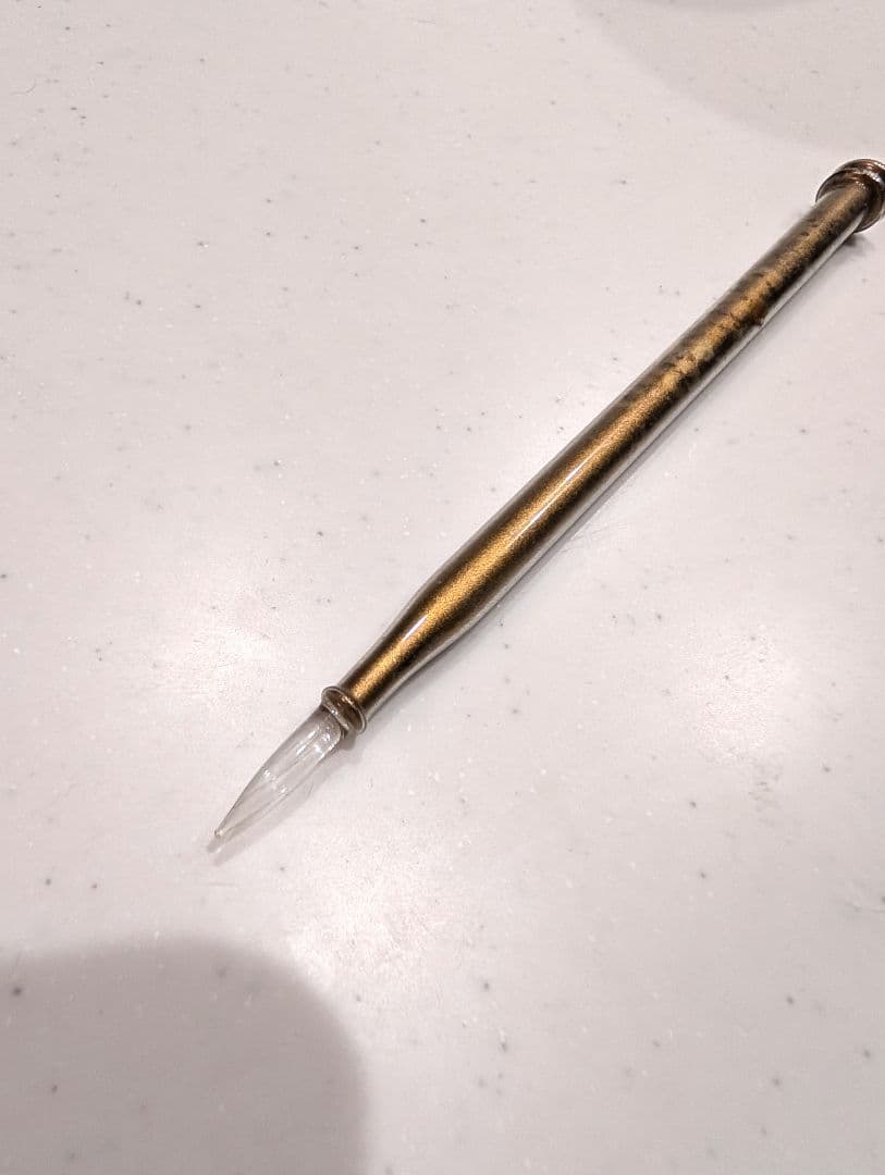 Showa Retro Glass Pen, Mechanical Pencil, Fountain Pen, No Ink, Used | Suadpens