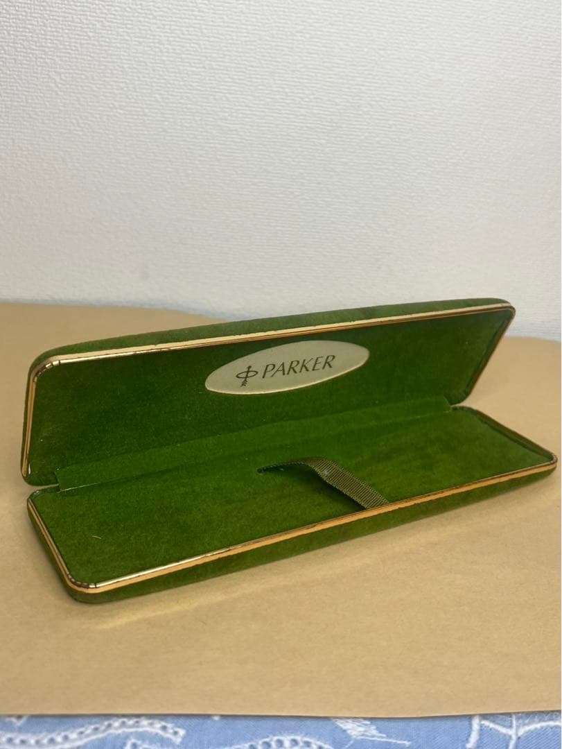 Parker Fountain Pen Hard Case Showa Retro Black Used 20cm | Suadpens