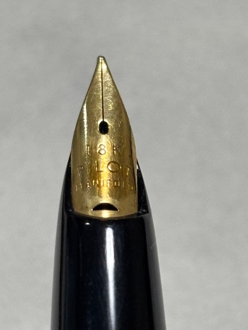Pilot '70s New Elite Fountain Pen 18K Gold NIB Unused Retro | Suadpens