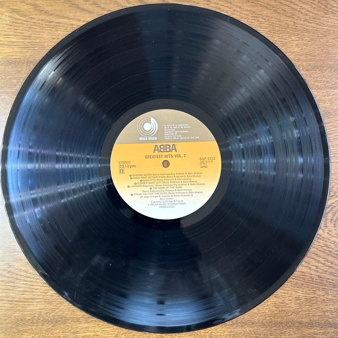 ABBA Greatest Hits Vol. 2 Record with obi | Japansoundstore