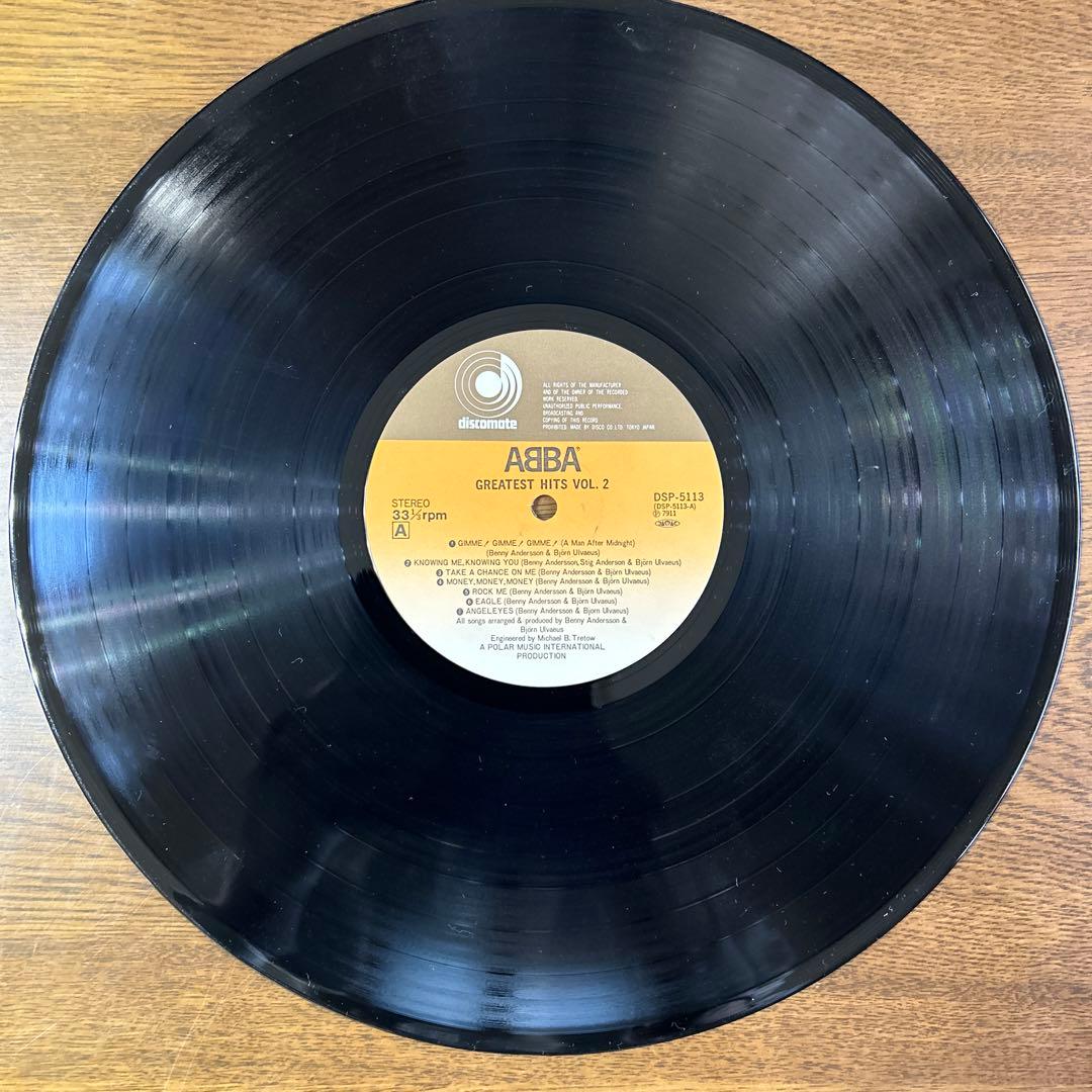 ABBA Greatest Hits Vol. 2 Record with obi | Japansoundstore