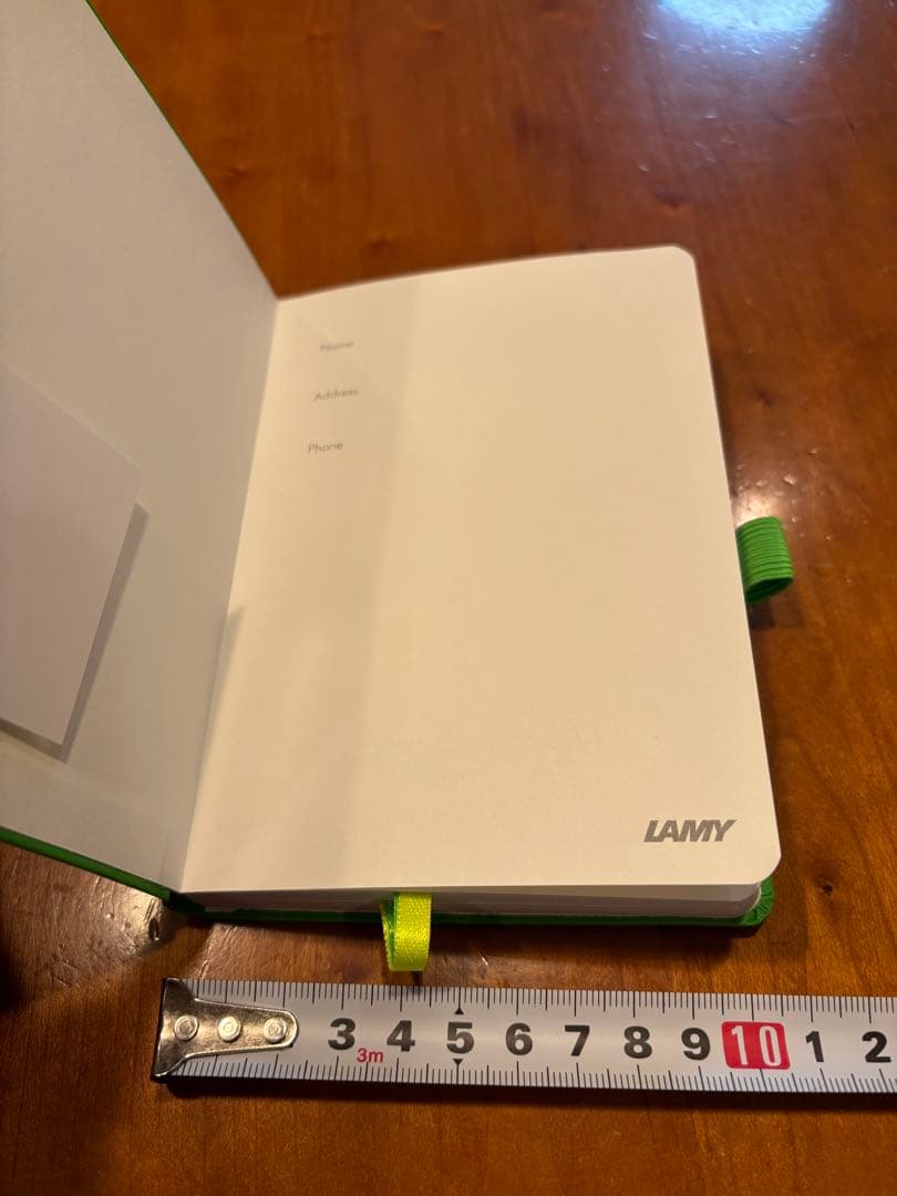LAMY A5 Notebook Green Soft Cover, Unique "Auf geht's" White Paint, | Suadpens