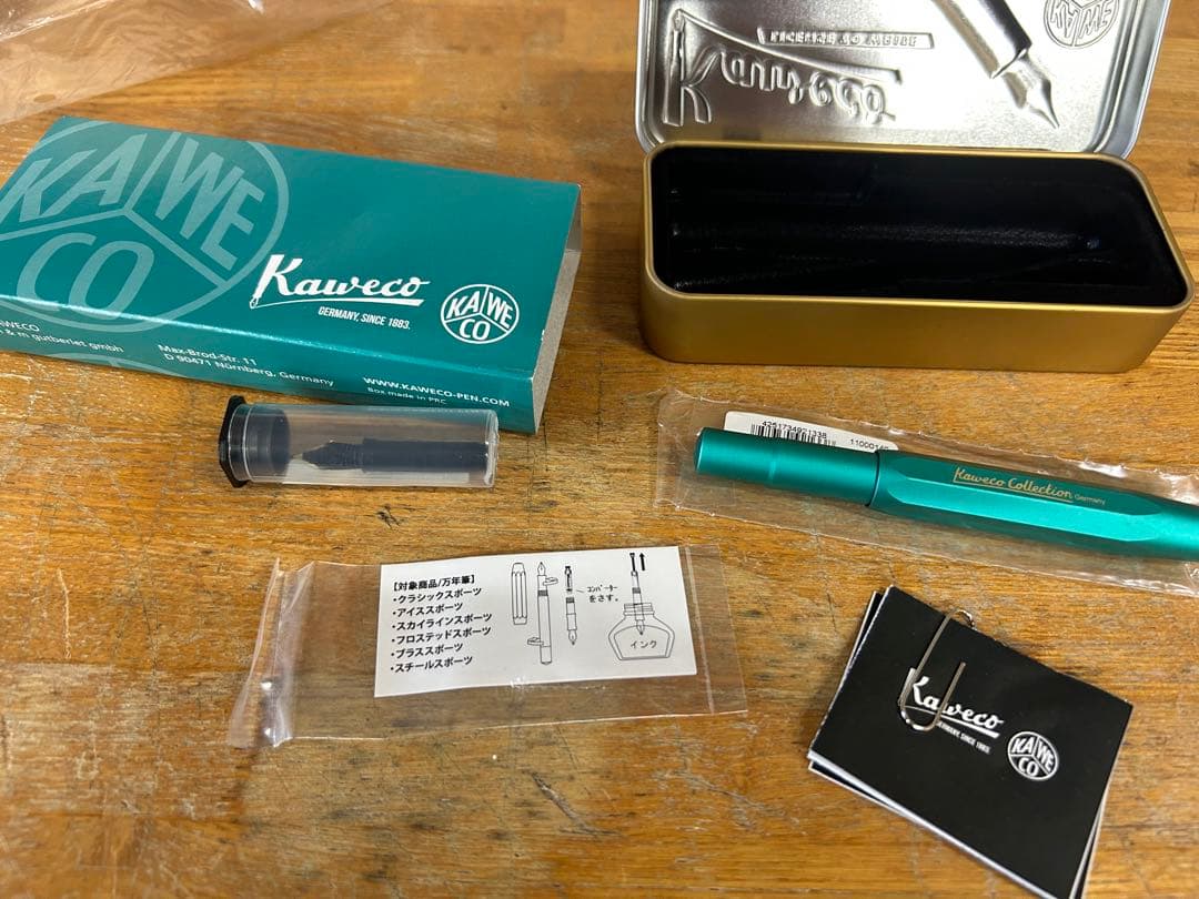 Kaweco Fountain Pen Nib F + MF, Limited Color, Used with Box | Suadpens