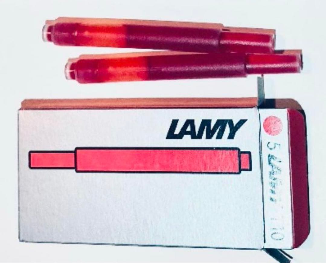 LAMY 2014 Limited Neon Coral Cartridge Ink 3 Sets/15 Cartridges | Suadpens