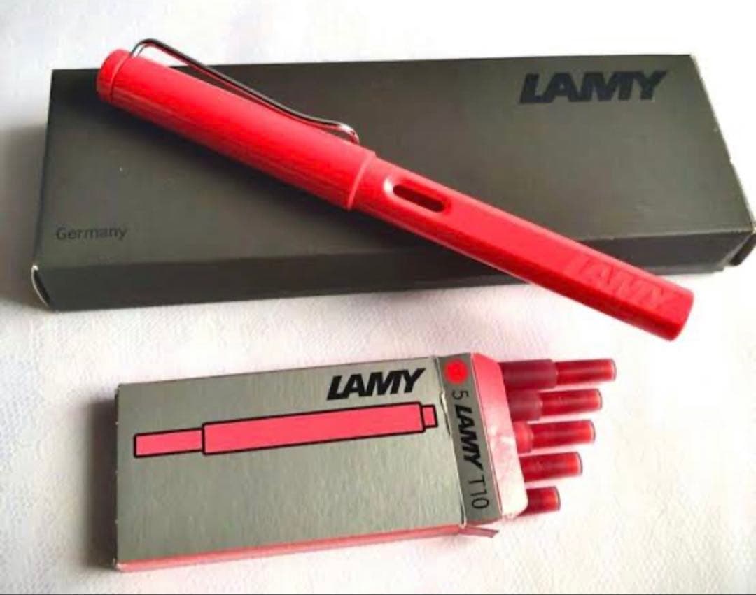 LAMY 2014 Limited Neon Coral Cartridge Ink 3 Sets/15 Cartridges | Suadpens