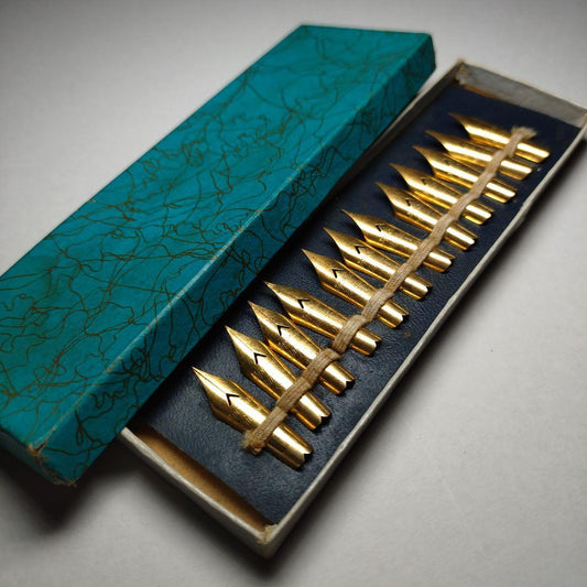 Mizkan Showa Retro Steel Replacement Nib Medium Used for Vintage Pen | Suadpens