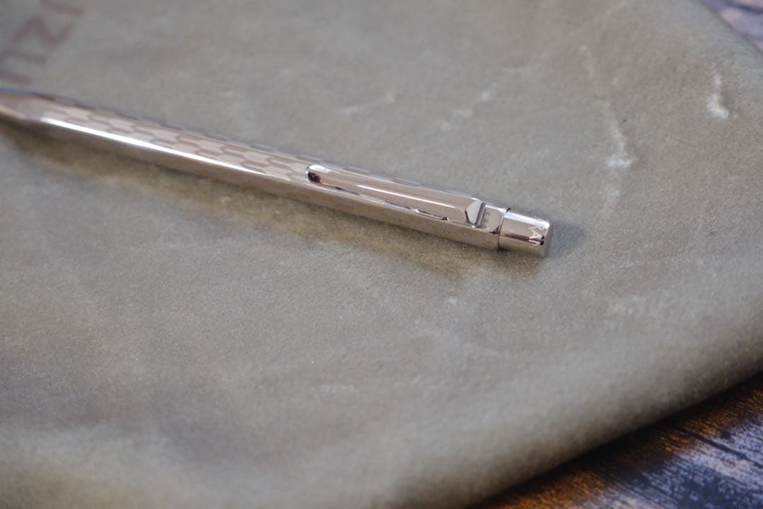 Caran d'Ache Japan Limited Ecridor Yagasuri Ballpoint Pen Used | Suadpens