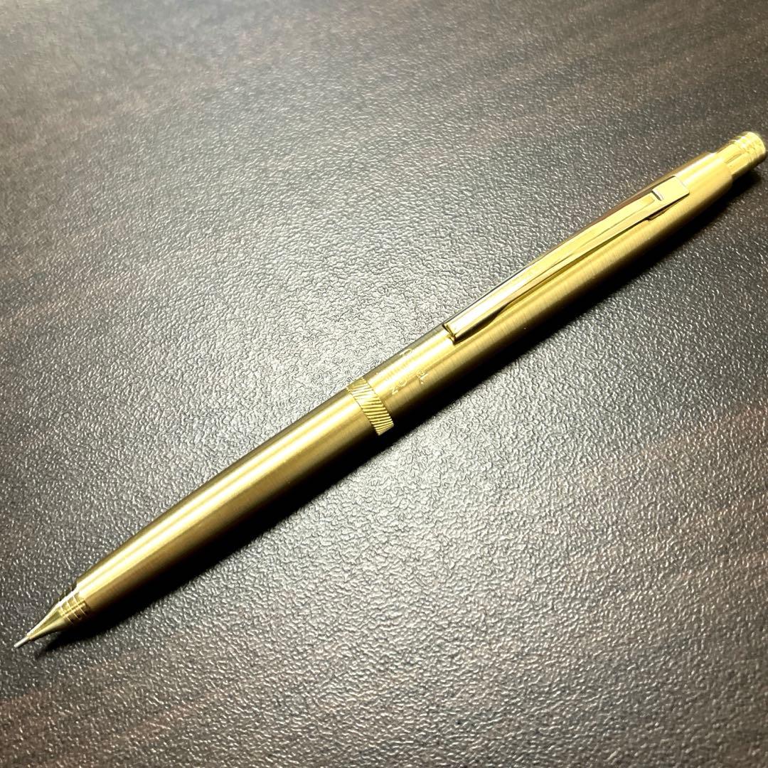 Pentel Retro 0.5mm Gold Mechanical Pencil, Unused, Vintage, Excellent Condition | Suadpens