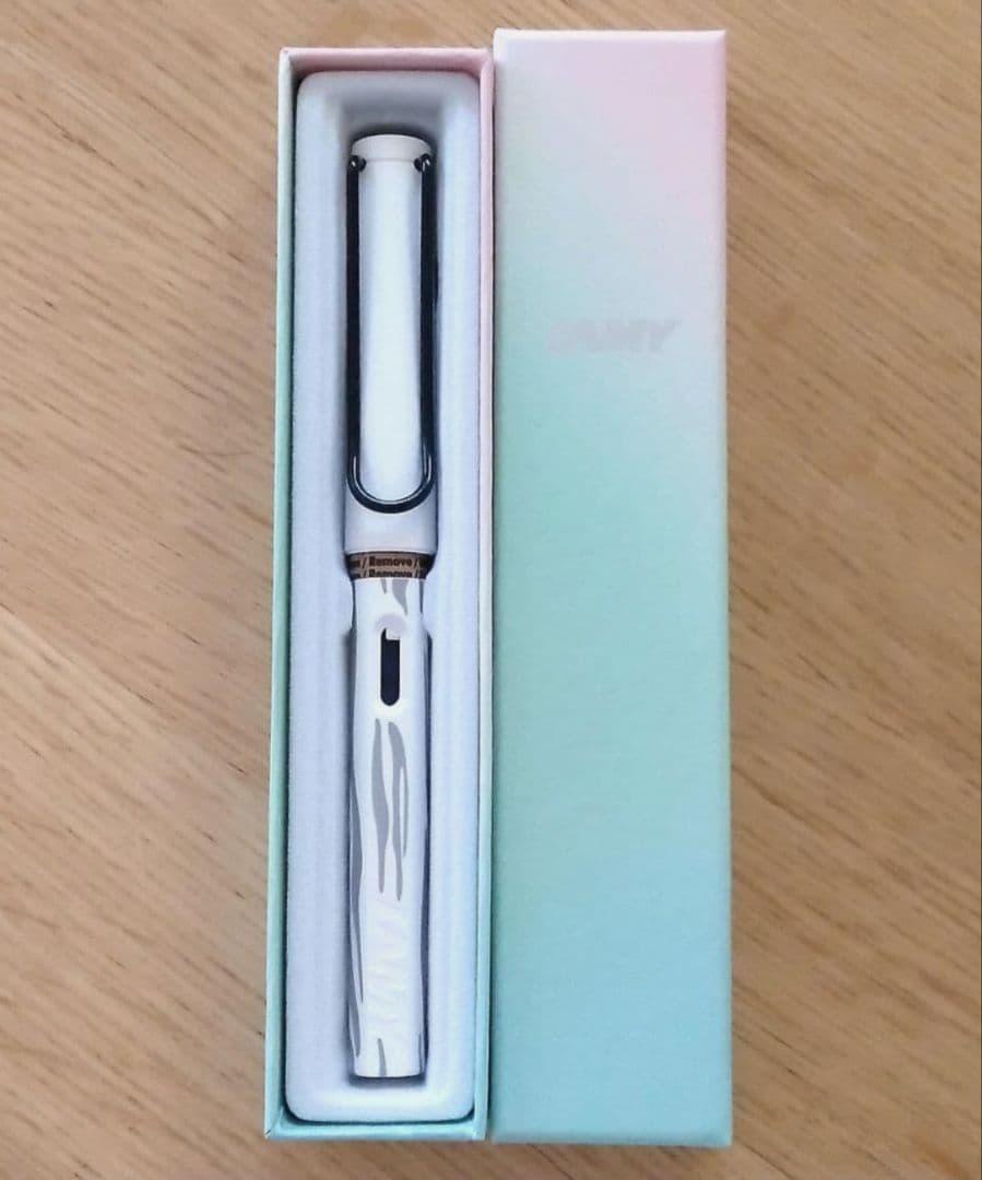LAMY Safari Fountain Pen Zebra White F Limited Edition  Student Gift | Suadpens