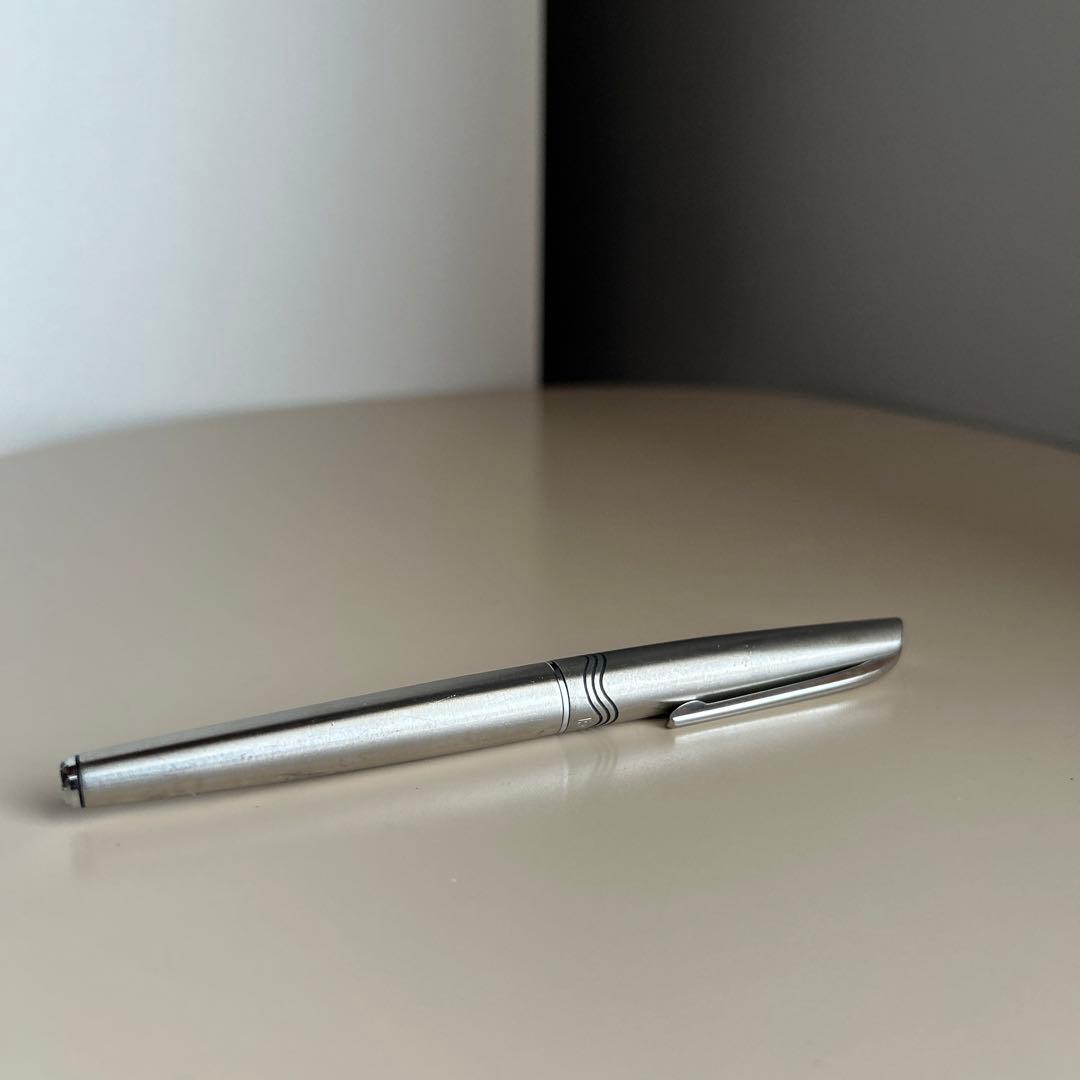 Platinum 18K WG Retro Fountain Pen Fine Nib Used Showa Style   (Approximate size: 5.12 inches) | Suadpens