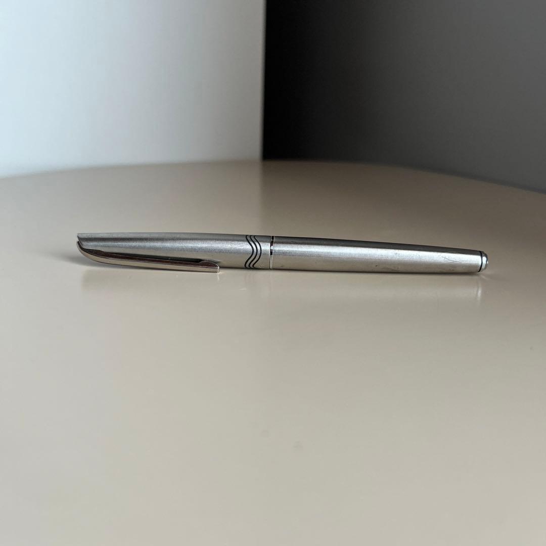 Platinum 18K WG Retro Fountain Pen Fine Nib Used Showa Style   (Approximate size: 5.12 inches) | Suadpens
