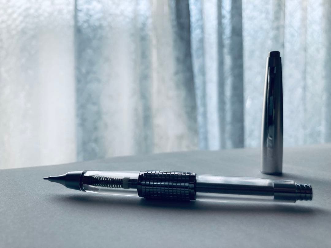 Pentel 5 Kelly Tokai Limited Silver Clear Skeleton Used Japan Exclusive | Suadpens