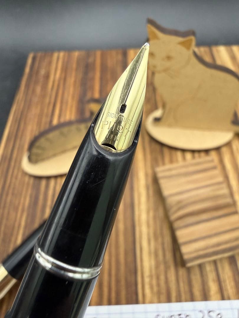Vintage SUPER250 14K Signature Fountain Pen, Mid-size, Retro 1950s New Rubber | Suadpens