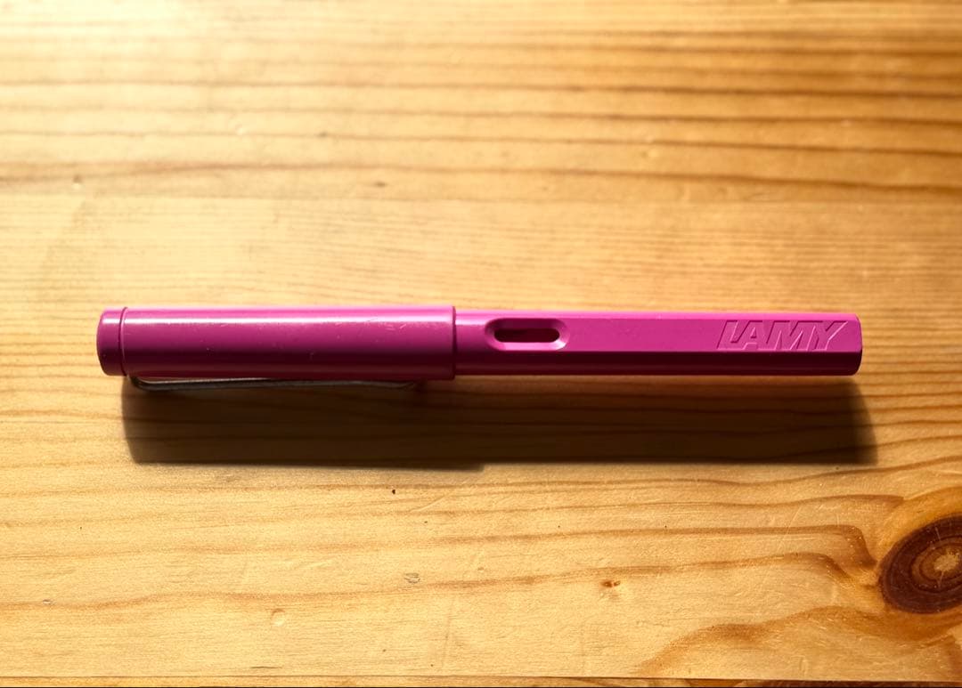 LAMY Safari Pink Fountain Pen 2009 Limited Color Used Excellent Condition | Suadpens