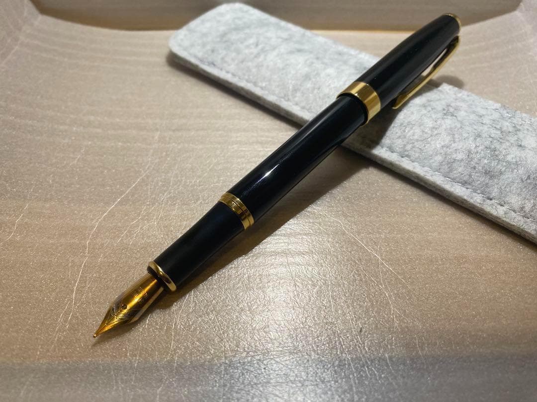 Limited Fountain Pen Stainless Steel Elegant Gold Finish | Suadpens