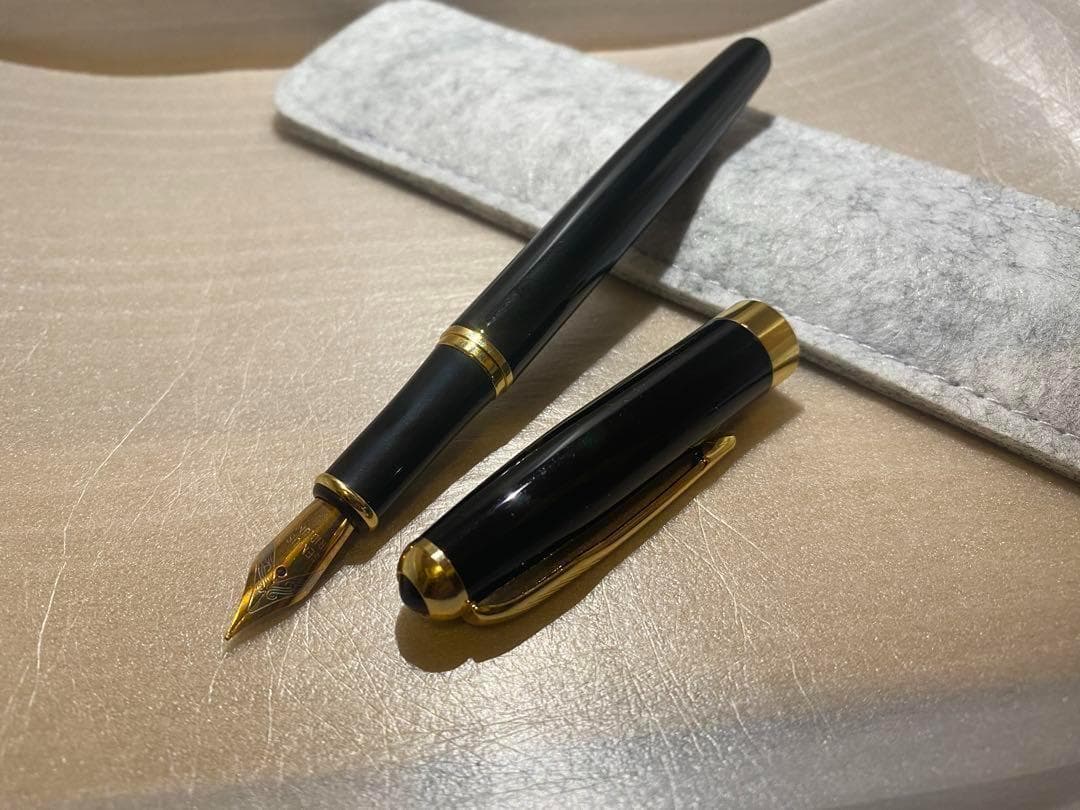 Limited Fountain Pen Stainless Steel Elegant Gold Finish | Suadpens