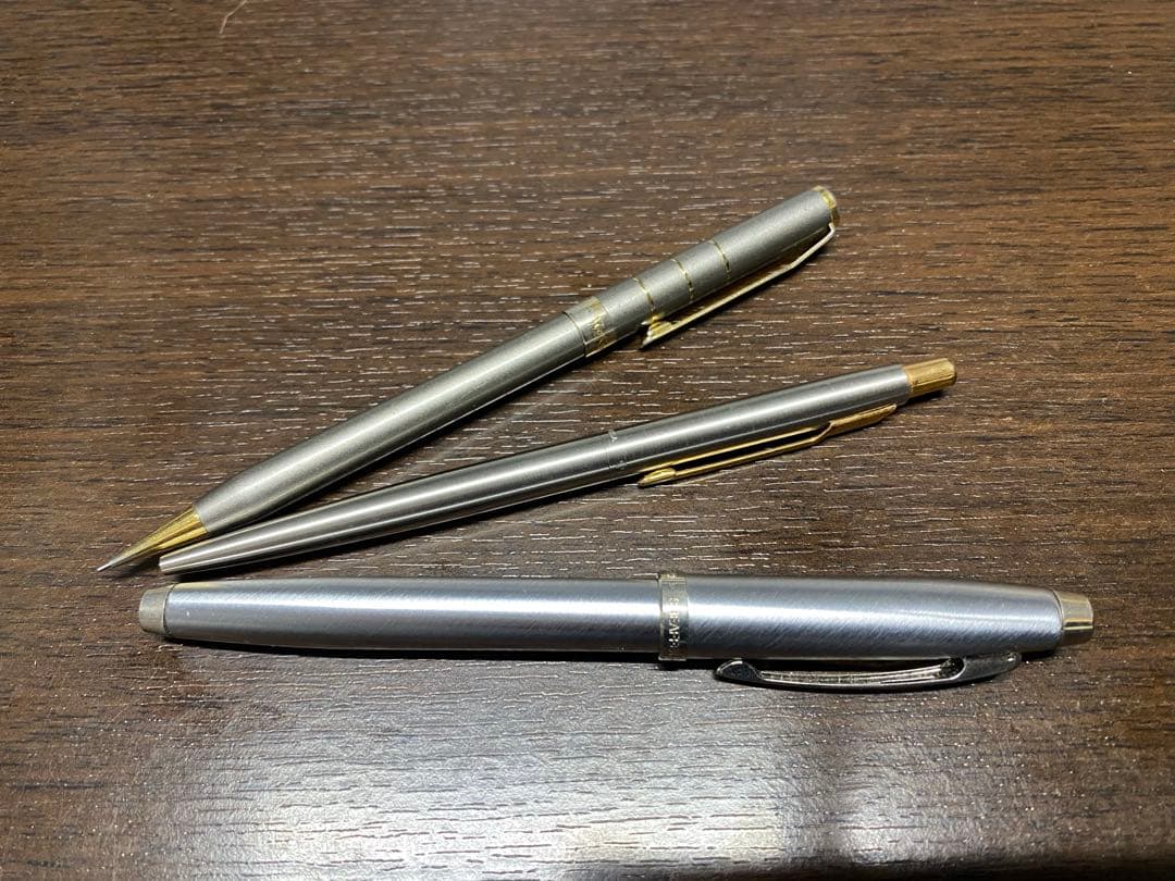 Sheaffer Fountain Pen Parker Ballpoint Yves Saint Laurent Mechanical Pencil Used Retro Office Supplies | Suadpens