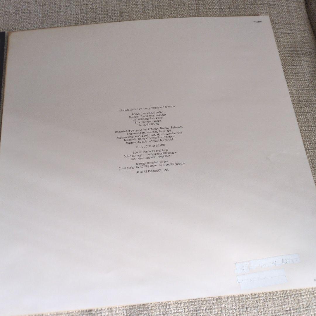 AC/DC Flick of the Switch Vinyl LP with Obi Japanese Edition Record | Japansoundstore