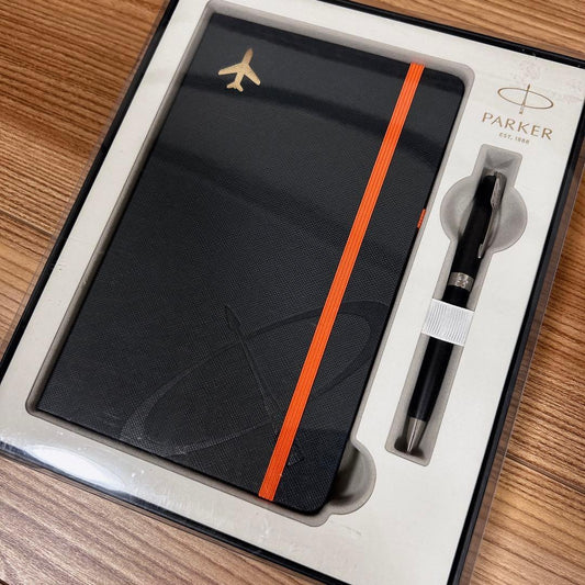 Parker Sonnet Matte Black CT Ballpoint Pen Set JAL Limited Edition | Suadpens