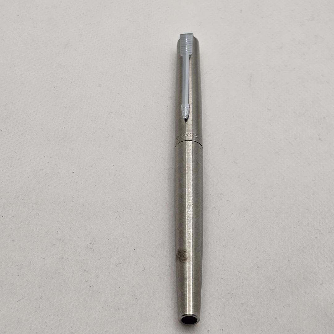 Parker Stainless Steel Fountain Pen, Retro Used, No Accessories | Suadpens