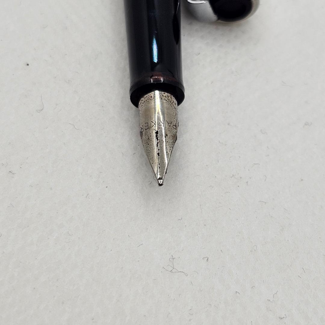 Parker Stainless Steel Fountain Pen, Retro Used, No Accessories | Suadpens