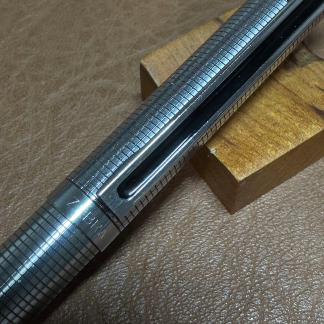 Zebra Sharbo First Gen Lattice Engraving Retro Used Pen, New Refill | Suadpens