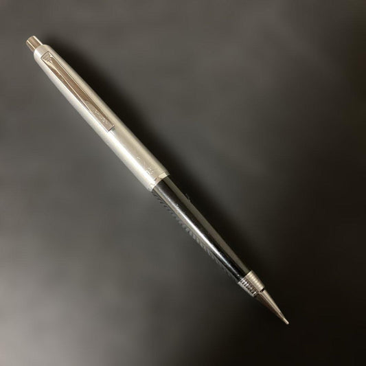 Pilot Retro Silver & Black 0.5mm Mechanical Pencil Used Vintage | Suadpens