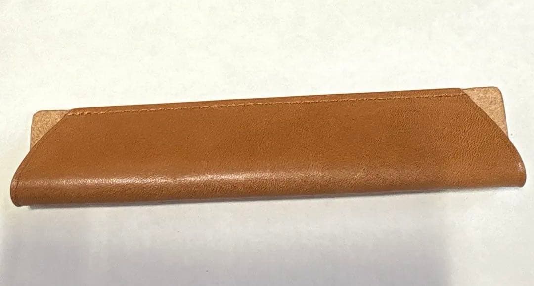 Maruzen 150th Anniversary Yellow Leather Pencil Case Used Rare | Suadpens