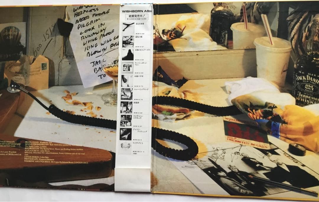 Wishbone Ash Live 1977 2LP Set with Obi Hard Rock Rock'n'Roll Used | Japansoundstore