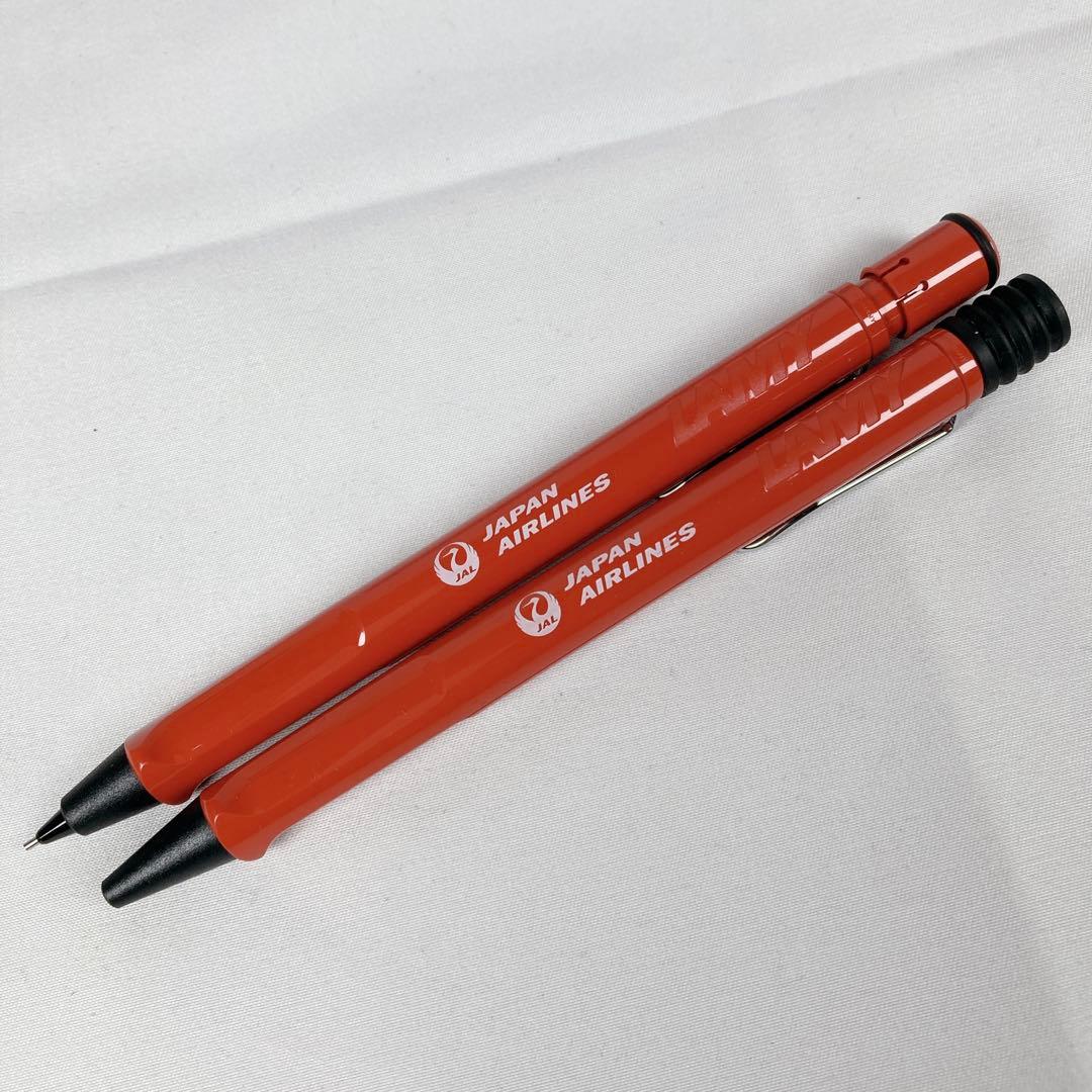 LAMY JAL Limited Ballpoint Pen & Mechanical Pencil Set Used Japan Airlines Logo | Suadpens