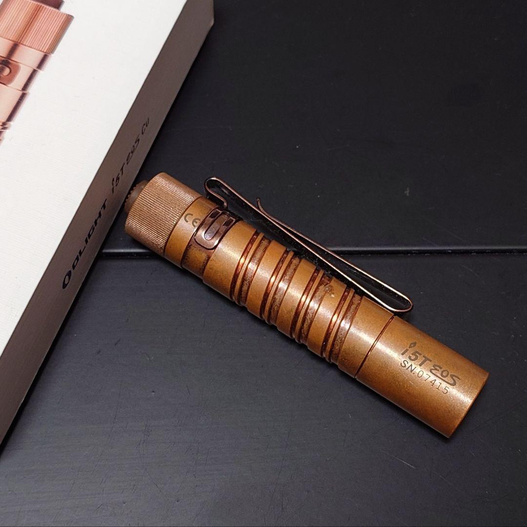 OLIGHT i5T EOS Copper Limited Edition LED Flashlight, Serial No. Used | Suadpens