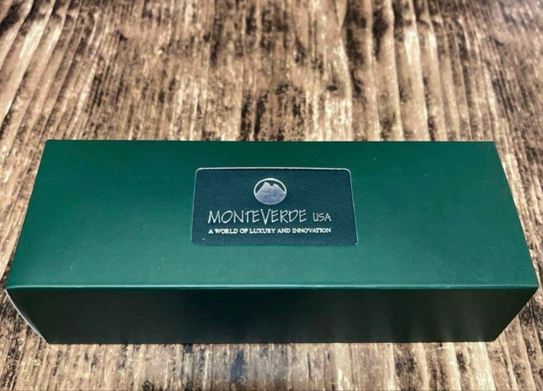 Monteverde Limited Out of Print Ballpoint Pen Burgundy Red Grid Gift | Suadpens