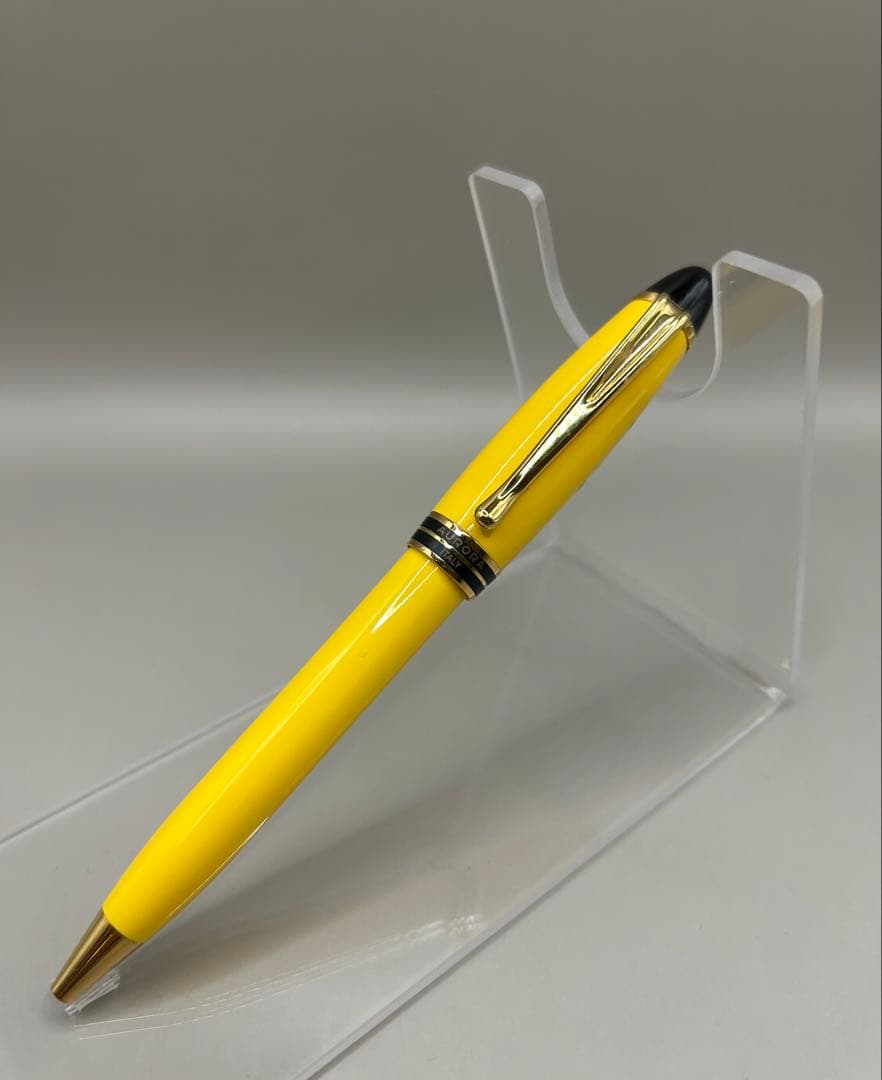 Aurore Ipsilon Italy Ballpoint Pen Yellow Engraved Name Limited 1/20 | Suadpens
