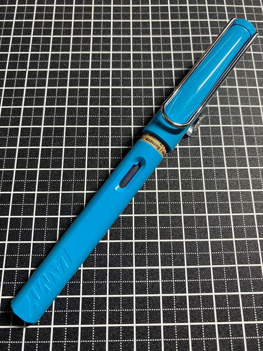 LAMY Safari Aqua-Marine Fountain Pen EF Nib Limited Edition 2011 Used | Suadpens