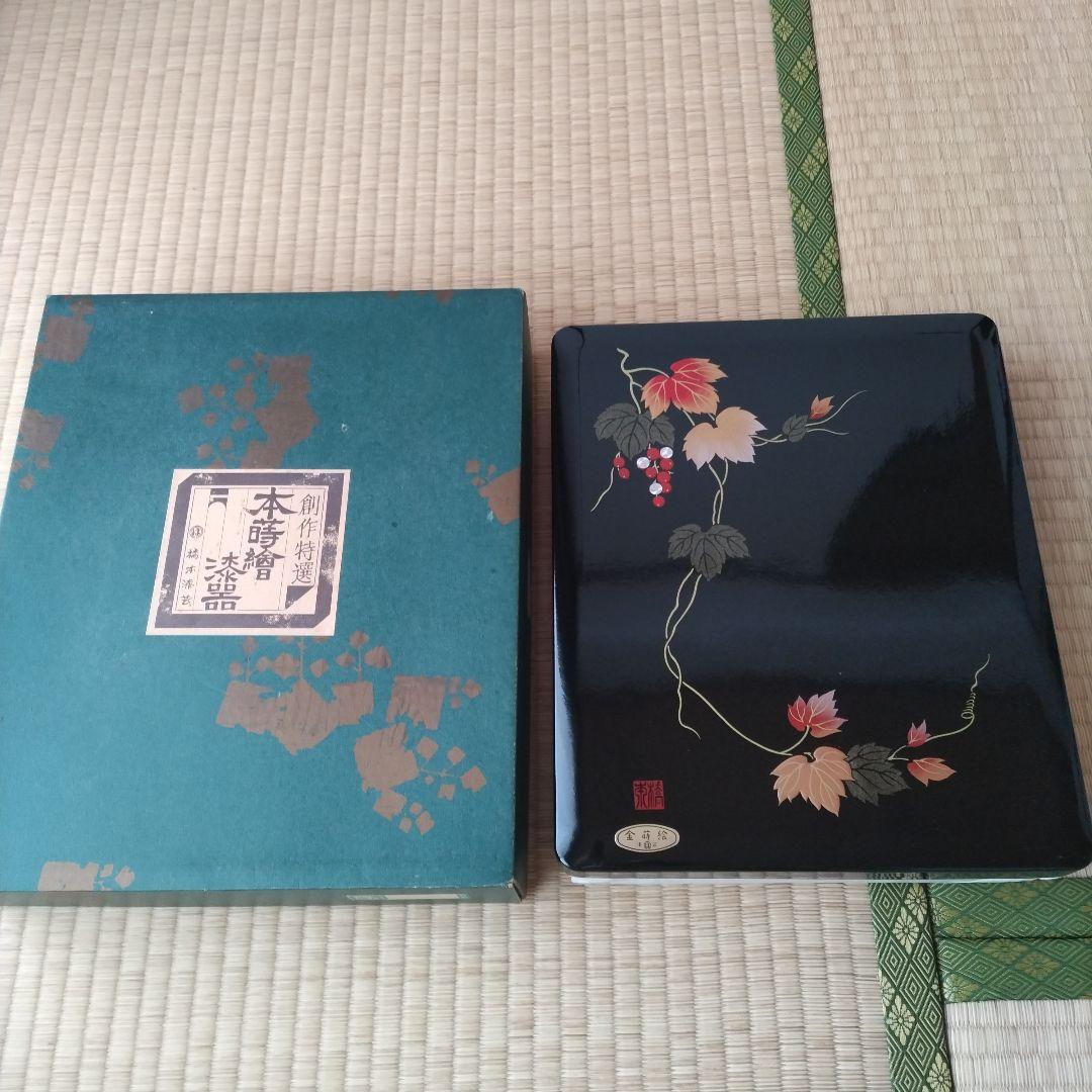 Hashimoto Makie Lacquerware Calligraphy Box Antique Retro Genuine  Used | Suadpens