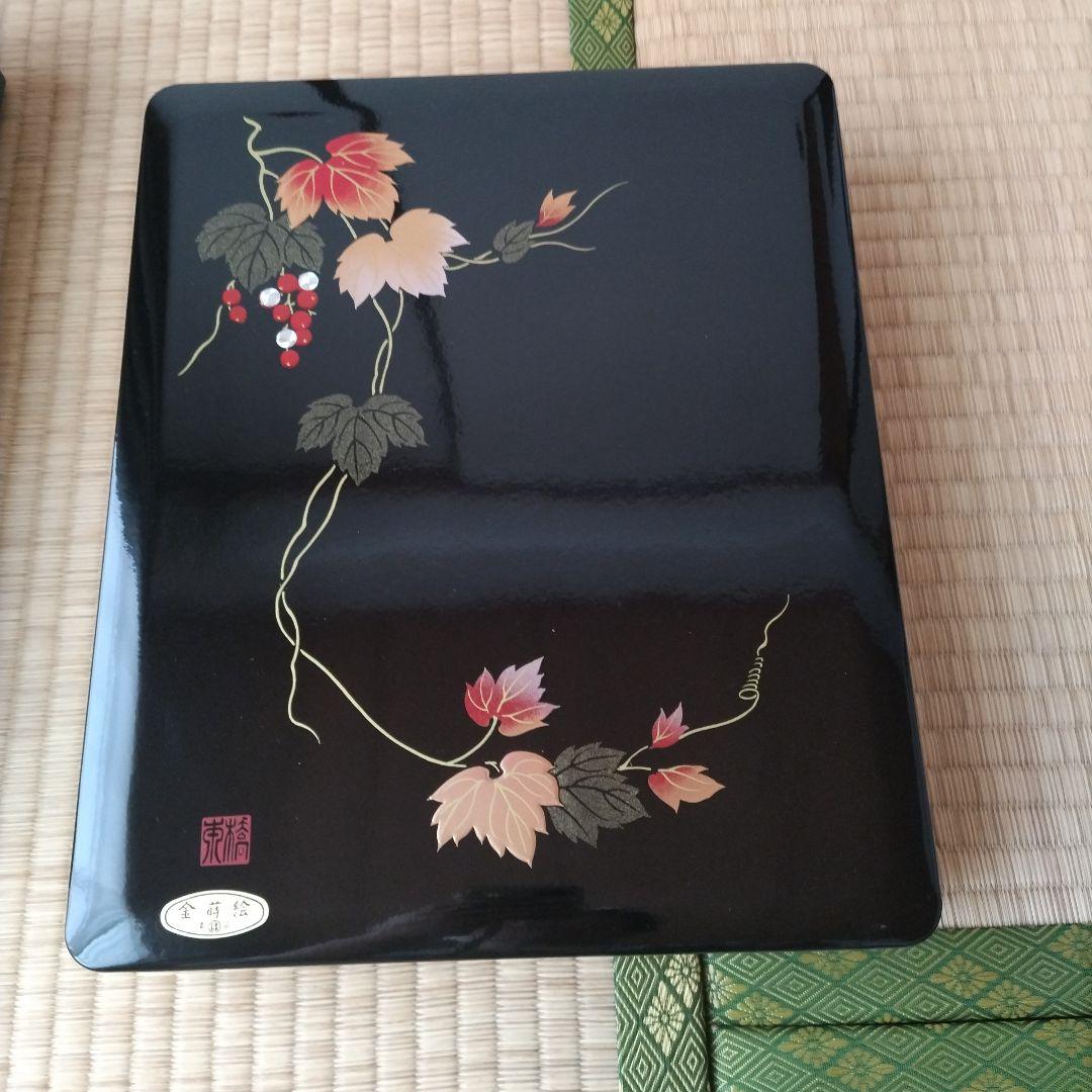 Hashimoto Makie Lacquerware Calligraphy Box Antique Retro Genuine  Used | Suadpens